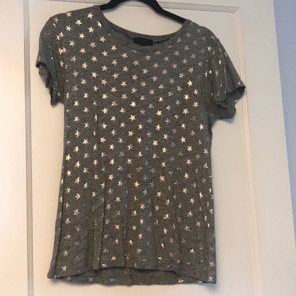 J Crew Star Pattern Tee
